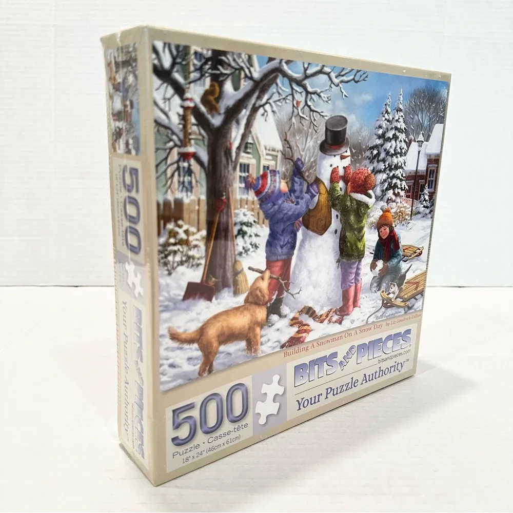Bits and Pieces Snowman 500‎ Piece Jigsaw Puzzles Liz Goodrick Dillon 18